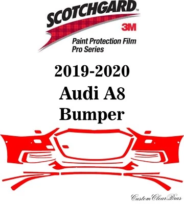 Película de protección de pintura 3M Scotchgard serie Pro transparente 2019 2020 Audi A8  Foto 1 de 3