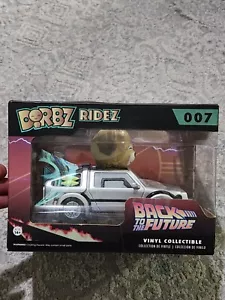 Funko Dorbz Ridez: Back to the Future - Einstein (In DeLorean) #007 *Box Wear - Picture 1 of 8