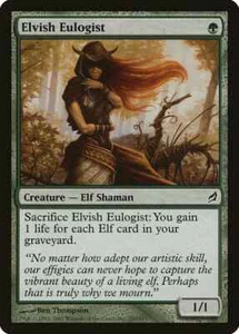 ELVISH EULOGIST X 4 E/X+ LORWYN MAGIC IL RADUNO - Foto 1 di 1