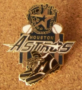 Houston Astros mitt balls spikes lapel pin 1995 MLB c43491 - Picture 1 of 8