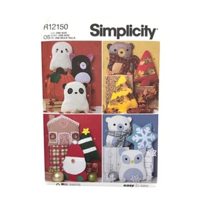 Simplicity Sewing Pattern R12150 Seasonal Throw Pillows 17” Fall Winter Uncut - Picture 1 of 5