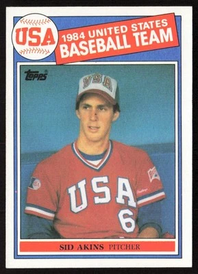 1985 Topps Sid Akins #390 Rookie - Image 1 of 2