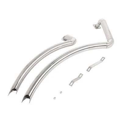 Shortshot Staggereds Exhaust Pipes System for Kawasaki Vulcan 900 VN900C Custom Foto 1 de 4