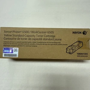 Xerox 106R01593 Yellow Toner Cartridge Standard Capacity OEM, Japan – New in Box - Picture 1 of 9