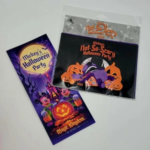 *4 Postcards* 2025 Disney Park Mickey’s Not So Scary Halloween Party Art Pumpkin - Picture 1 of 2
