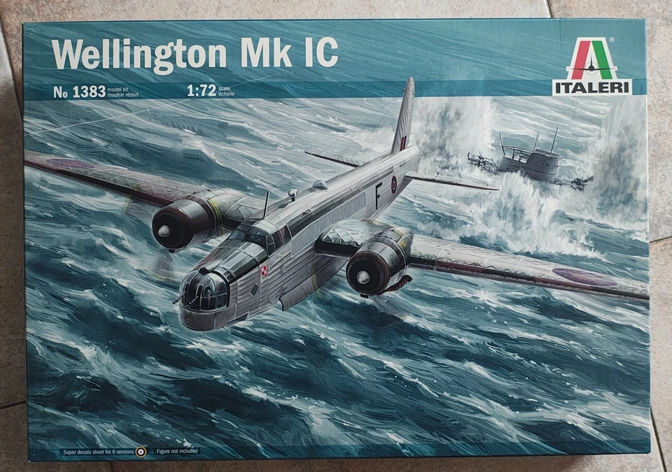 ✅ ITALERI 1383 - Scala 1 : 72 WELLINGTON Mk IC Seconda Guerra Mondiale - Immagine 1 di 4