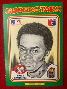 George Foster 1976 Linnett Pee Wee Superstars #95 Cincinnati Reds World Champs - Picture 1 of 4