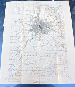 Topographical Map - Rochester New York Sheet 1911 Monroe County George Smith  - Picture 1 of 9