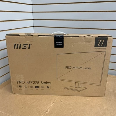 MSI PRO 27Inch WQHD 2560x1440 IPS 100 Hz MP275Q Office Monitor - Image 1 of 3