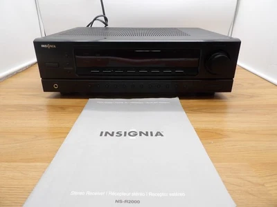 Insignia NS-R2000 Receiver Bundle HiFi 2 Channel CD Tape Phono UNTESTED - Image 1 of 4