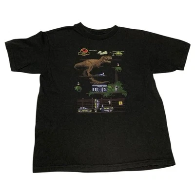 NEW Jurassic Park Gaming Short Sleeve T-shirt - Size 7 - Image 1 of 3