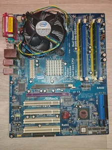 Mainboard ASRock 775Dual-VSTA + Intel Pentium Core 2 Duo E6300 CPU+2GB DDR2 RAM - Afbeelding 1 van 10