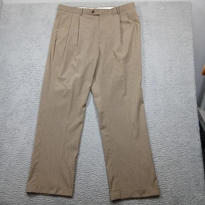 Daniel Cremieux Signature Collection Men's 38x32 Tan Dress Pants Stretch - Image 1 of 4