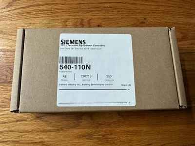 Siemens TEC 540-110N Unit Conditioner Controller - Brand New In Box - Sealed - Image 1 of 2