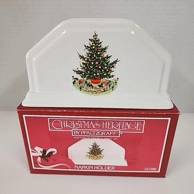 Pfaltzgraff - Patrimonio de Navidad - Porta servilletas #12-086 - En caja original Foto 1 de 4