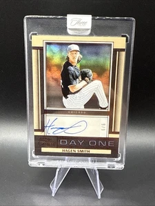 2025 Panini Three and Two Hagen Smith Day One Auto FOTL #d 6/6 Encased (Bookend) - Bild 1 von 2