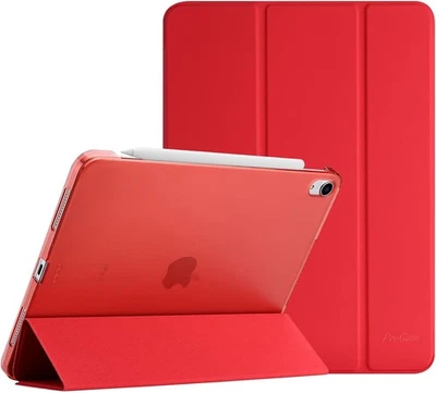 ProCase Smart Case for iPad Air 11-inch M3 2025/M2 2024/10.9" 5th 4th Red  - Image 1 of 4
