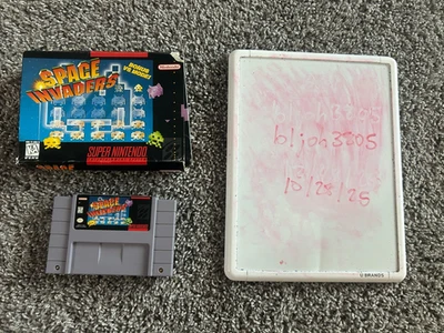 Space Invaders SNES - Comes with box and game - Cleaned and tested - Image 1 of 2