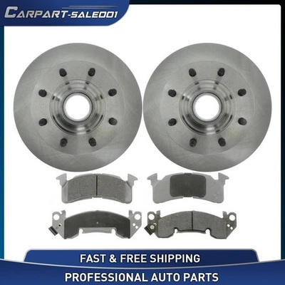 Kit de pastillas de freno rotores de disco delanteros de 12,52" para Chevrolet P30 1979 4,1 L Foto 1 de 4