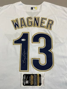 HOUSTON ASTROS- BILLY WAGNER AUTOGRAPH #13 HOME WHITE JERSEY JSA CI33671 - Picture 1 of 5