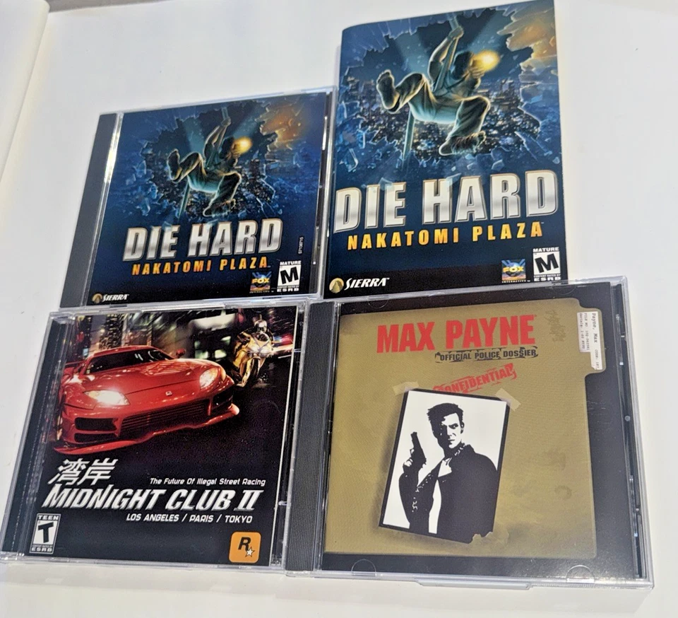 Max Payne Video Game PC Cd-rom 2001 Vintage