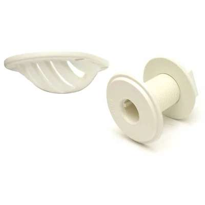 Forespar Boat Thru Hull Drain 906059 | com filtro de colher 3/4 polegadas - Imagem 1 de 4