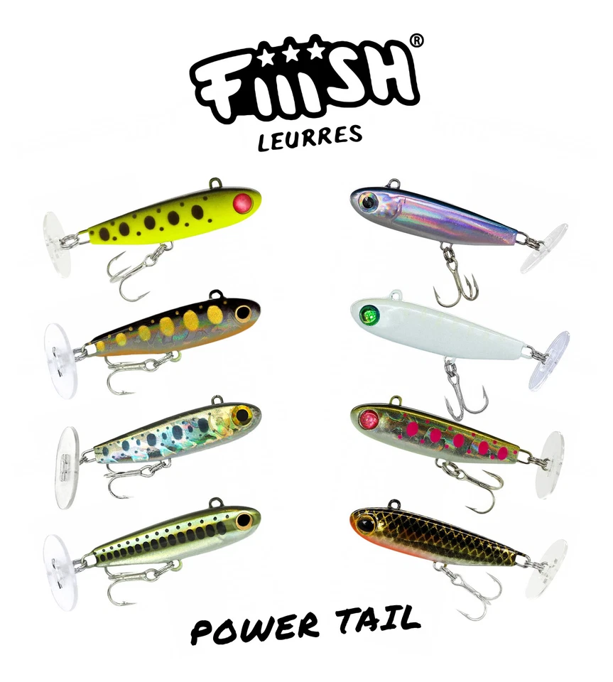 Fiiish Power Tail Slow - 44 mm - 8g - Forellen Rapfen Döbel Köder Bach Angeln - Bild 1 von 1