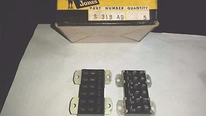 CINCH-JONES TRW S318AB 18 HOLE SOCKET CONNECTOR W/ ANGLE BRACKETS LOT OF 1PC - Picture 1 of 1