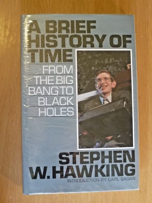 A Brief History of Time by Stephen Hawking. Reprint Hardback in dj - Image 1 of 4