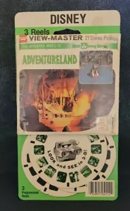 WDW H23 Gaf Sealed Walt Disney Adventureland view-master Reels Stapled Packet - Picture 1 of 1