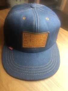 vintage levi’s Denim Red Tag. Leather Strap  #1450. - Picture 1 of 17