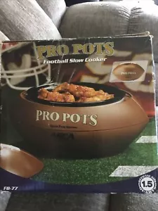 (173) Pro Pots Football Slow Cooker 1.5gt - Picture 1 of 4