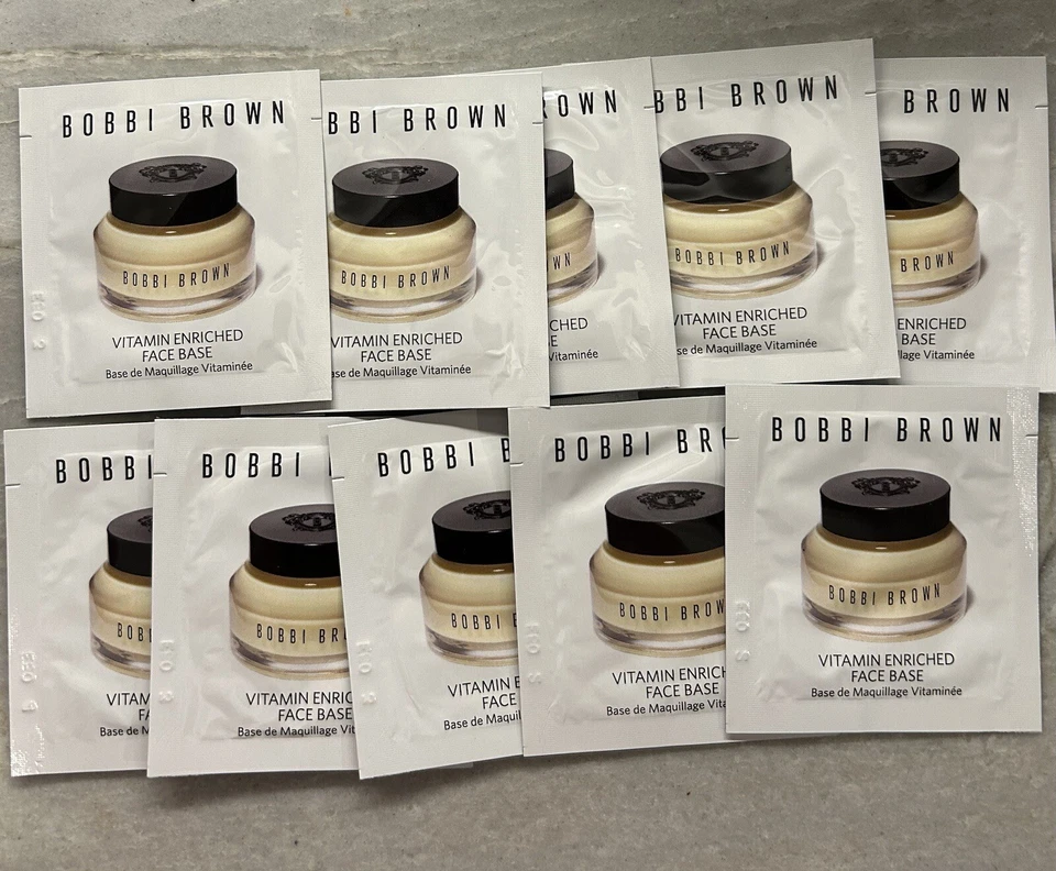 12x Bobbi Brown Vitamin Enriched Face Base Sample Packet .05oz X 12 = .6oz TOTAL - Image 1 of 1