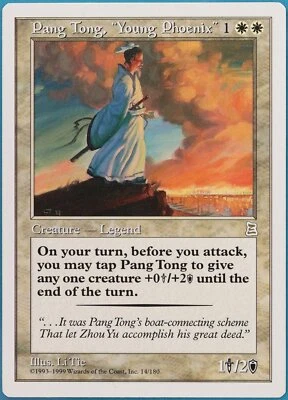 Pang Tong, Young Phoenix Portal Three Kingdoms PLD Rare CARD (425374) ABUGames - Image 1 of 2