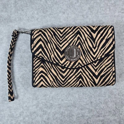 Vera Bradley Tostado Cebra Your Turn Smartphone Acolchado Muñequera Billetera Bolso sin asas Nuevo sin etiquetas Foto 1 de 4