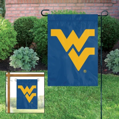 2 Mini Bandera West Virginia NCAA Jardín o Ventana 15" x 10.5" Percha Ventana  Foto 1 de 4