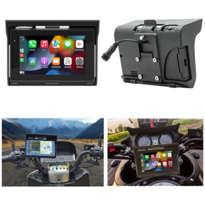 5in Motorcycle GPS Navigator Wireless Carplay Bluetooth MP5 Multimedia Player TF - Picture 1 of 12