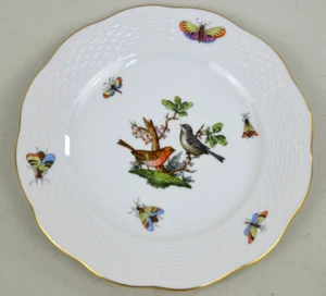 KLEINER KUCHENTELLER VON HEREND - DEKOR ROTHSCHILD - HANDMALEREI - Bild 1 von 7