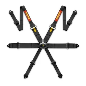 MOMO Pro Driver 6 Point Racing Harnesses - Various Colours Available - Picture 1 of 4