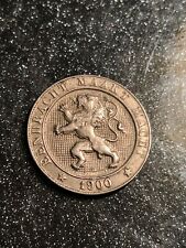 1900/891 Belgium 5 Centimes, very rare variety, Ch XF