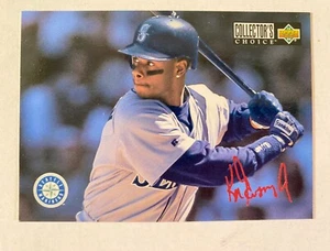 1994 Upper Deck Collector's Choice Ken Griffey jr SILVER Signature Card #340 HOF - Picture 1 of 2
