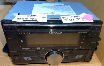 Kenwood eXcelon DPX793BH Double DIN Bluetooth In-Dash Car Stereo CD Receiver - Image 1 of 4