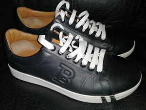 ZAPATILLAS BALLY ASHER AZUL OSCURO Y BLANCO TALLA EXTRAÑA PAR IZQUIERDA US 8, DERECHA US 7 - Imagen 1 de 16