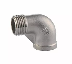 2-1/2" Inch stainless steel 304 fitting 90 Street Elbow Threaded NPT Class 150 - Picture 1 of 1