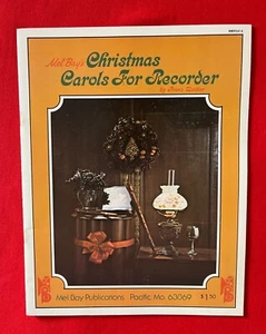 MEL BAY'S 1976 CHRISTMAS CAROLS FOR RECORDER BY FRANZ ZEIDLER - Picture 1 of 6