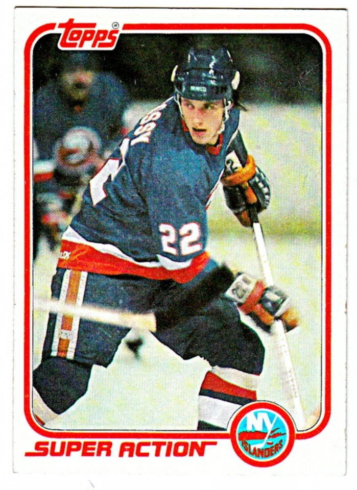 1981-82 TOPPS #125E - MIKE BOSSY New York Islanders Hockey Card - Image 1 of 1