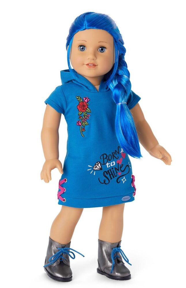 NEW American Girl Doll #90 in Skater Dress Truly Me Doll Street Chic 