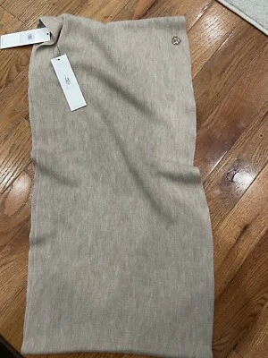 Calvin Klein Scarf  NWT New Tags Infinity Loop Almond Color Beige 100% Acrylic - Image 1 of 3