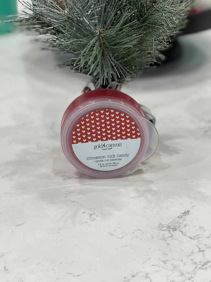 ••NUEVO•Cinnamon Rock Candy•Gold Canyon Candles Scent Pod• MUY DIFÍCIL DE ENCONTRAR Foto 1 de 2