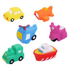 Vinyl Toddler Bath Toy Car Set for Boys & Girls - Mixed Colors